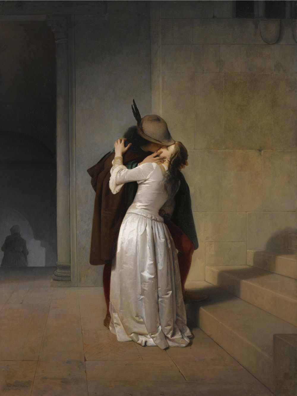 Francesco Hayez, Il Bacio (1861; olio su tela, 125 x 94,5 cm; Collezione privata)