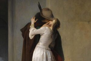 Francesco Hayez, Il Bacio (1861; olio su tela, 125 x 94,5 cm; Collezione privata)