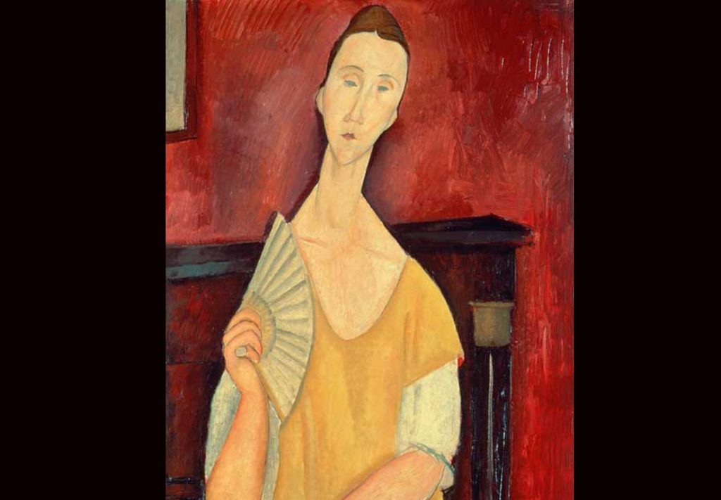 Donna con ventaglio, Modigliani