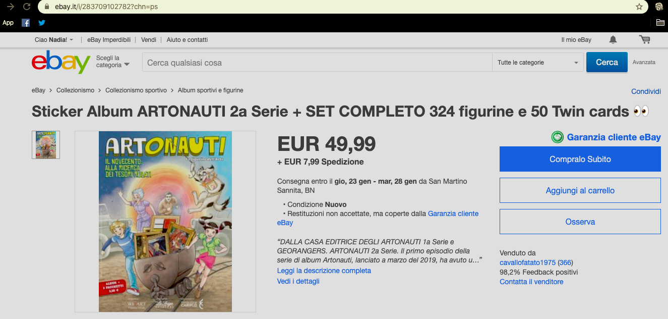 Ebay - Set completo