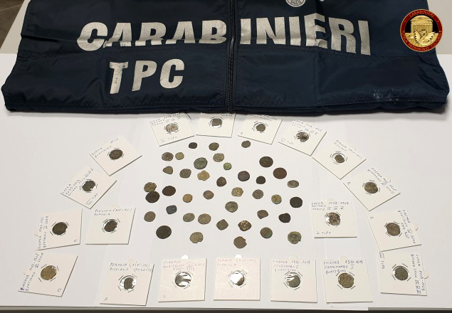 Tpc Perugia, sequestro monete