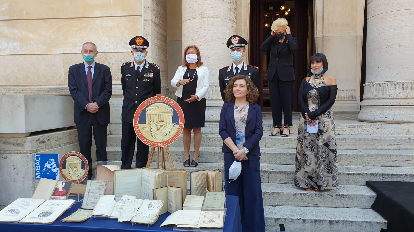 Beni trafugati, firmato protocollo tra Carabinieri TPC e Comunità ebraica di Roma