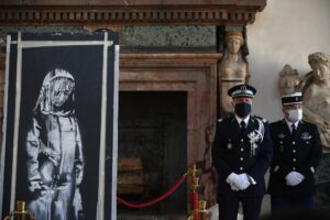 Banksy Ambasciata Francese