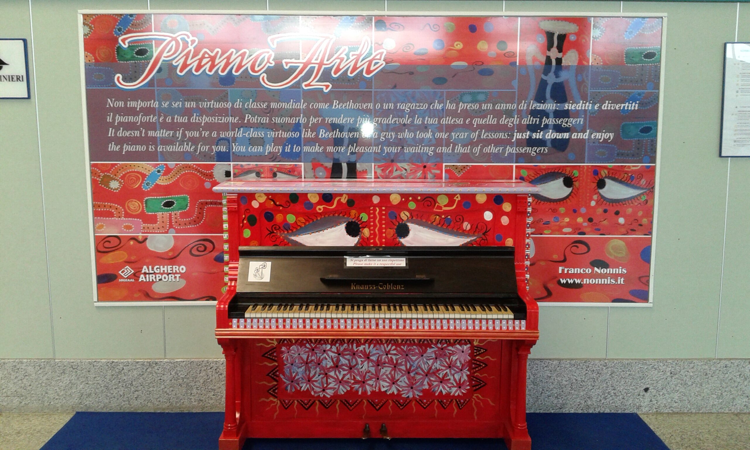 Alghero pianoforte Aeroporto