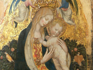 Madonna della quaglia - tempera e oro su tavola - Castevecchio