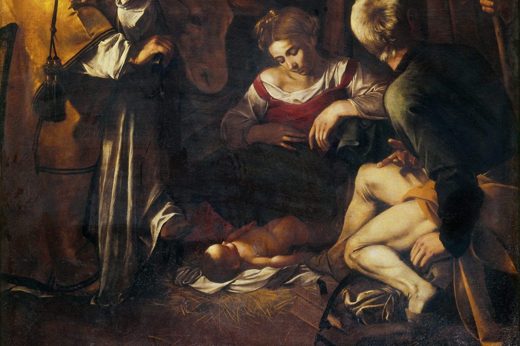 Natività di Caravaggio, particolare