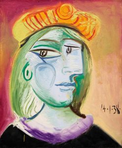 Pablo-PicassoFemme au béret rouge-orange” - Sotheby’s