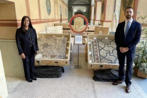 FBI-returns-Ancient-Roman-mosaic-of-Medusa-to-Italy