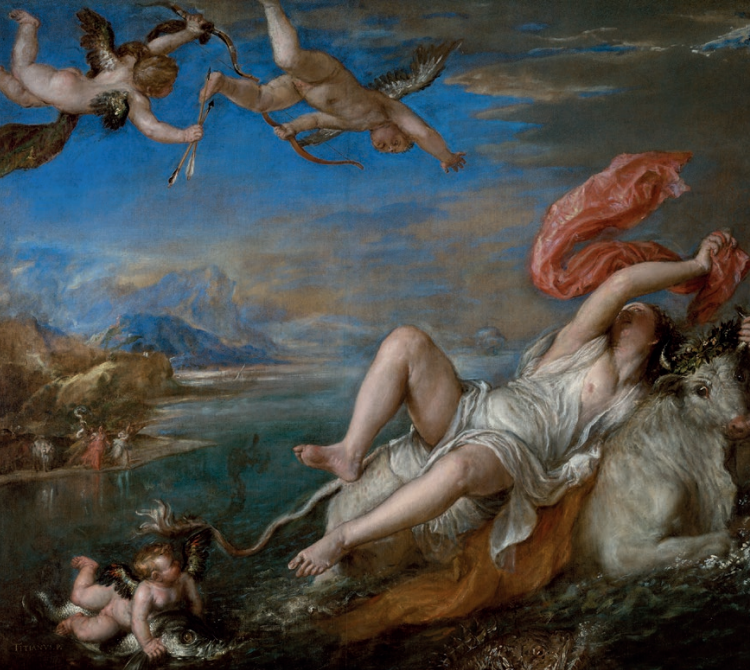 Titian, The Rape of Europa, c. 1560-1562