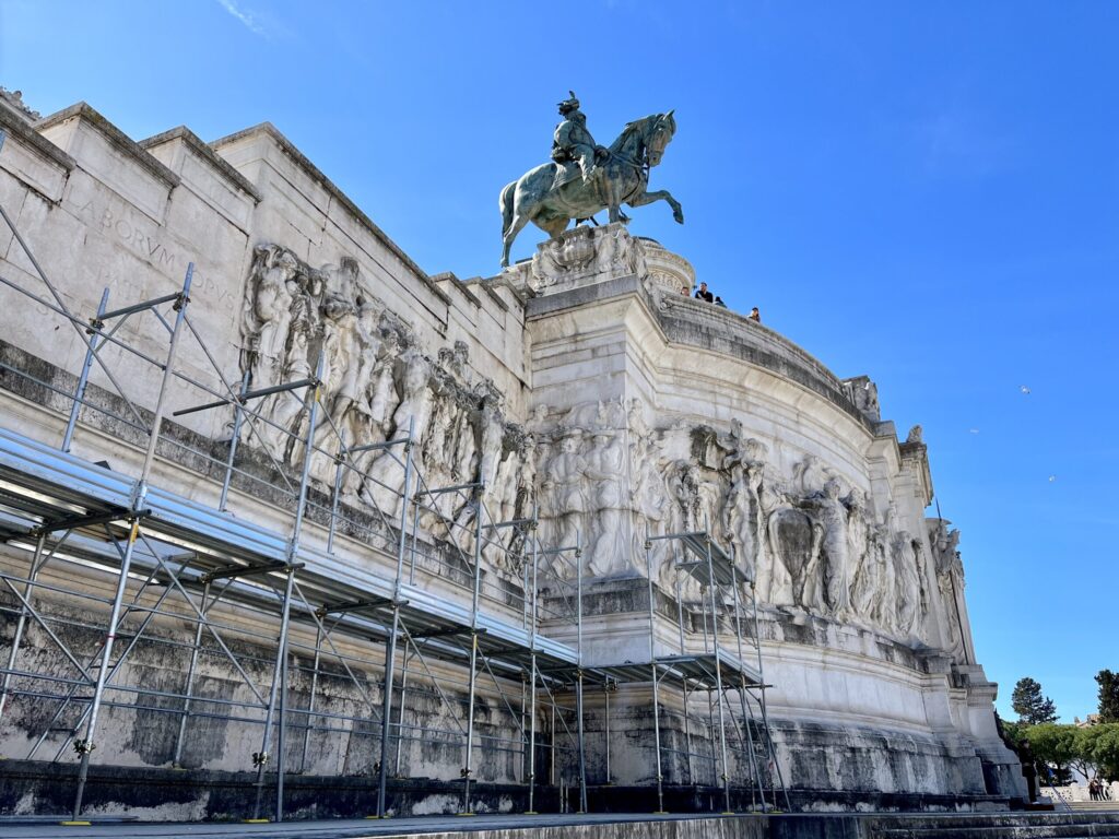 VIVE - Vittoriano e Palazzo Venezia, ponteggi al 28 marzo 2023