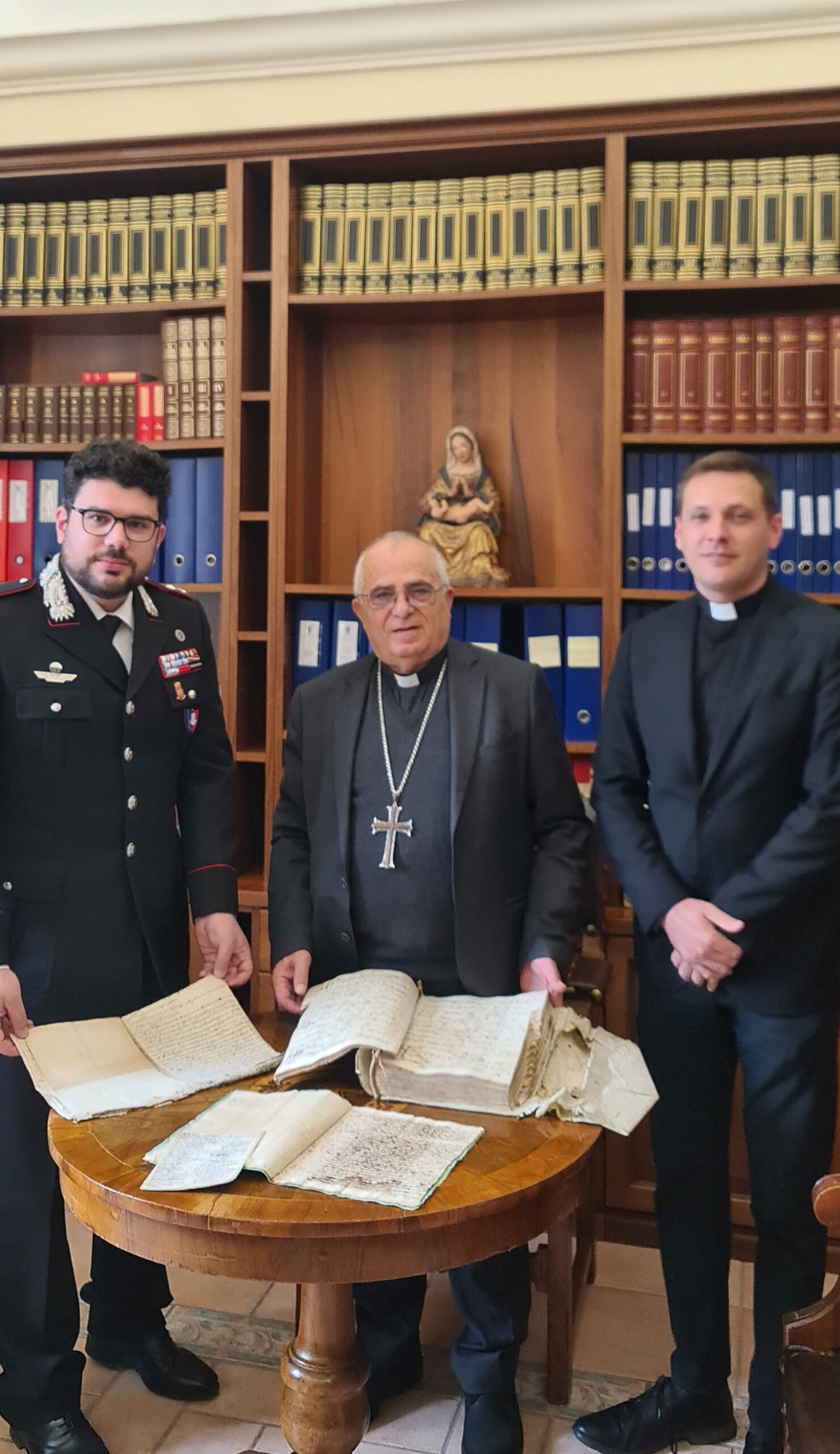 I Carabinieri dell Arte restituiscono alla Diocesi di Sabina