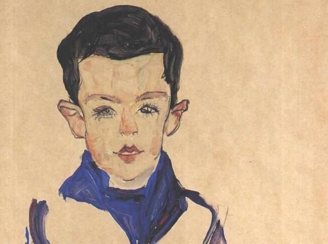 Opere-di-Schiele-restituite-alla-famiglia-Grunbaum-Portrait-of-a-Boy